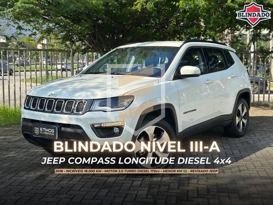 JEEP COMPASS 2.0 16V DIESEL LONGITUDE 4X4 AUTOMÁTICO JEEP COMPASS 2.0 16V DIESEL LONGITUDE 4X4 AUTOMÁTICO
